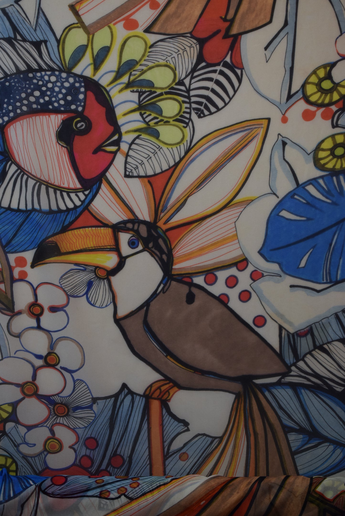 'Secret Toucan' Chiffon