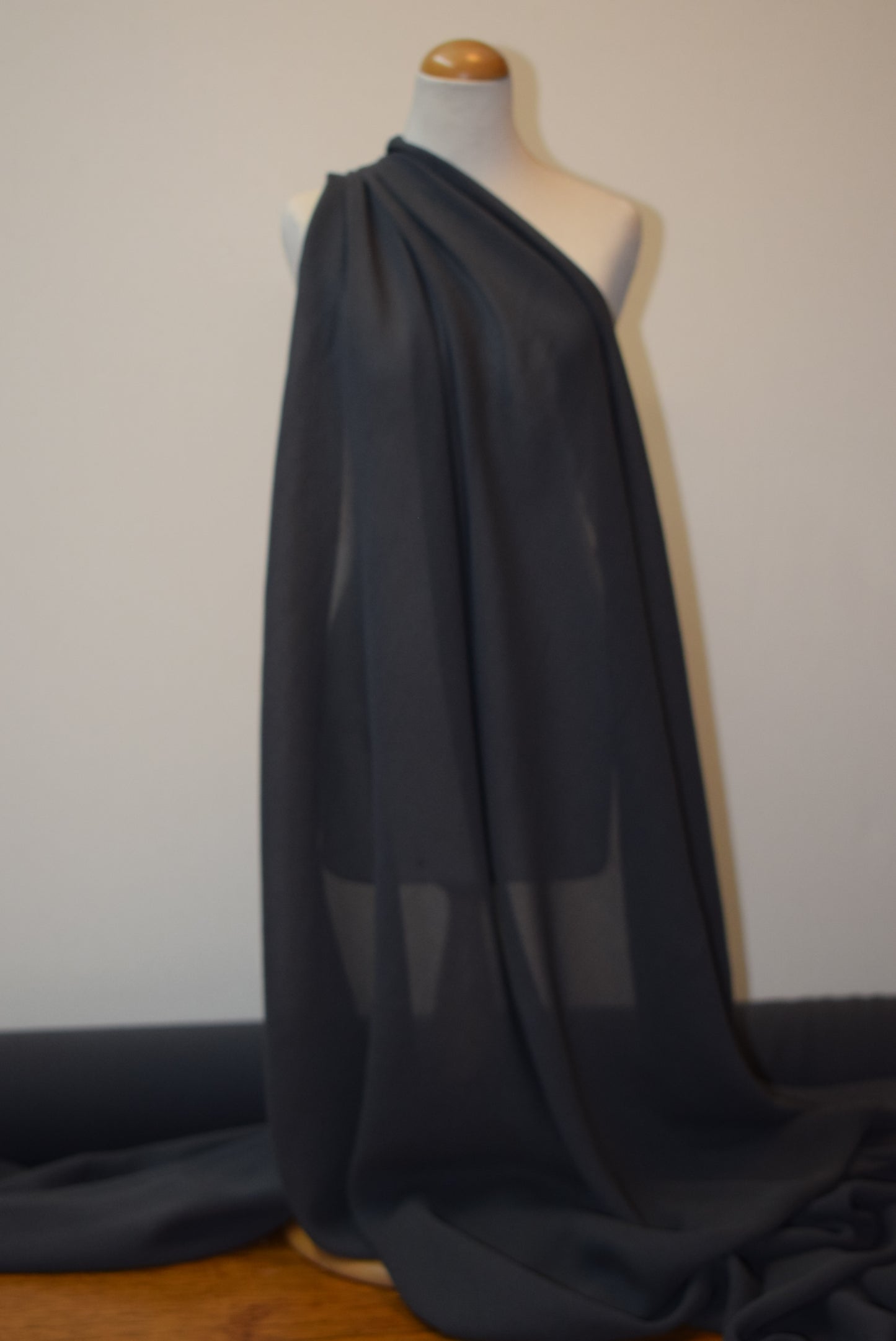 Stretch Georgette - Pewter