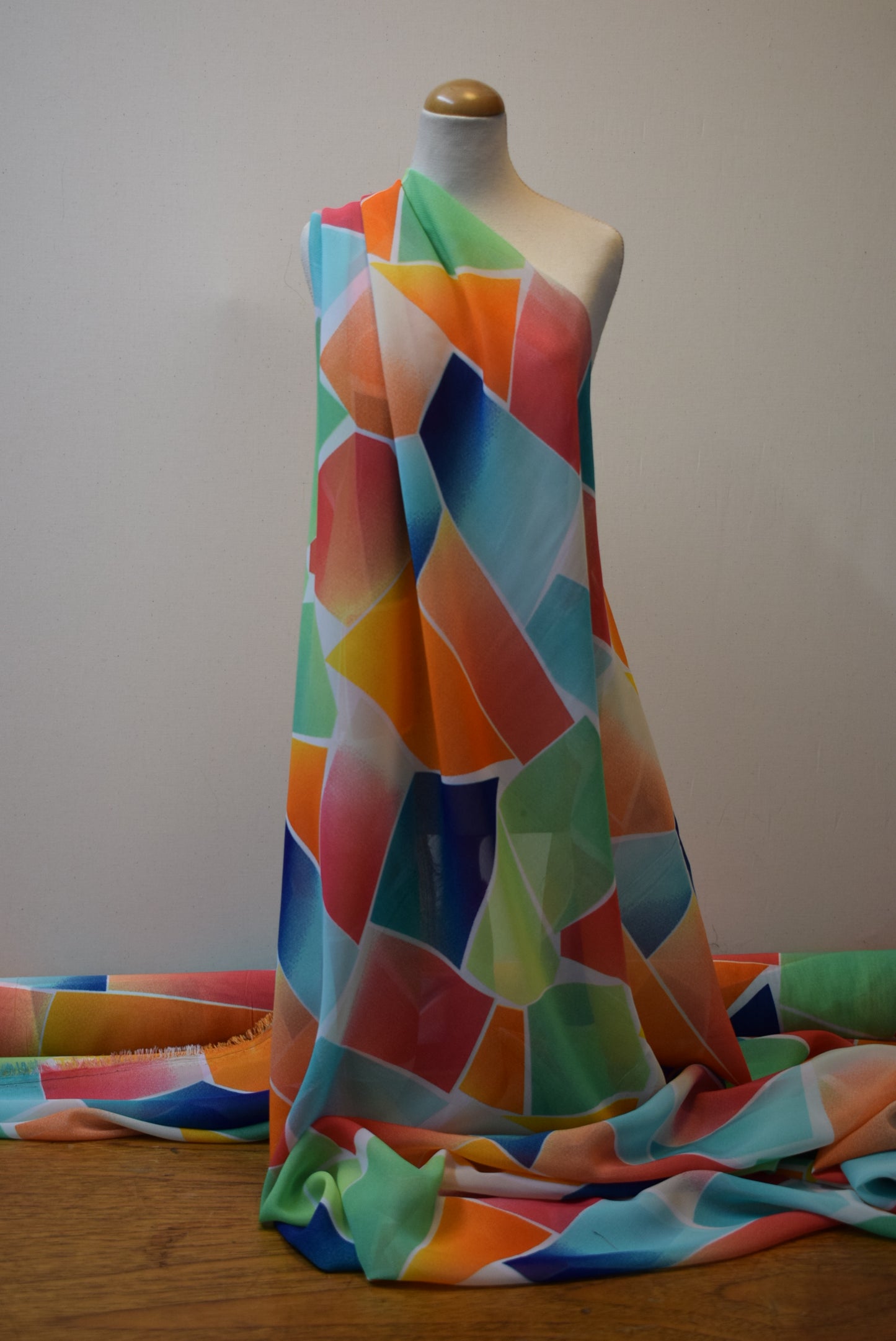 'Stained Glass' Georgette