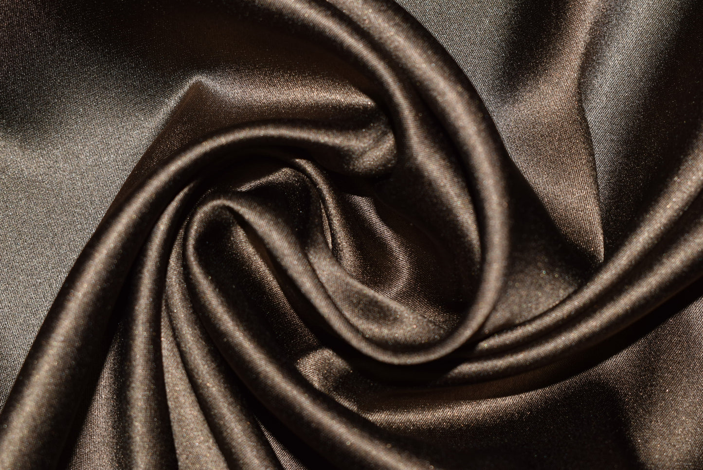 Stretch Silk Satin - Chocolate