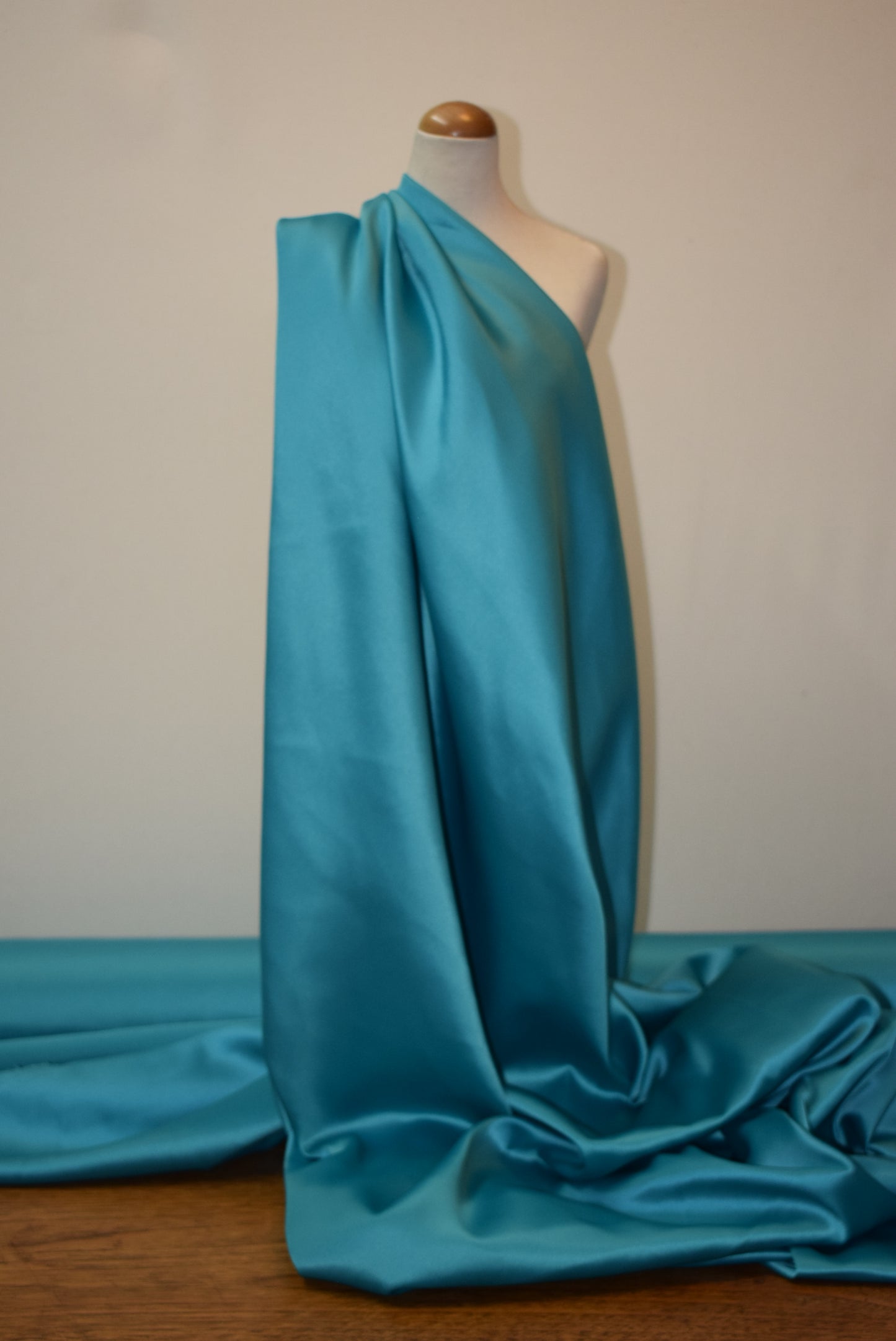 'Vienna' Stretch Satin - Royal