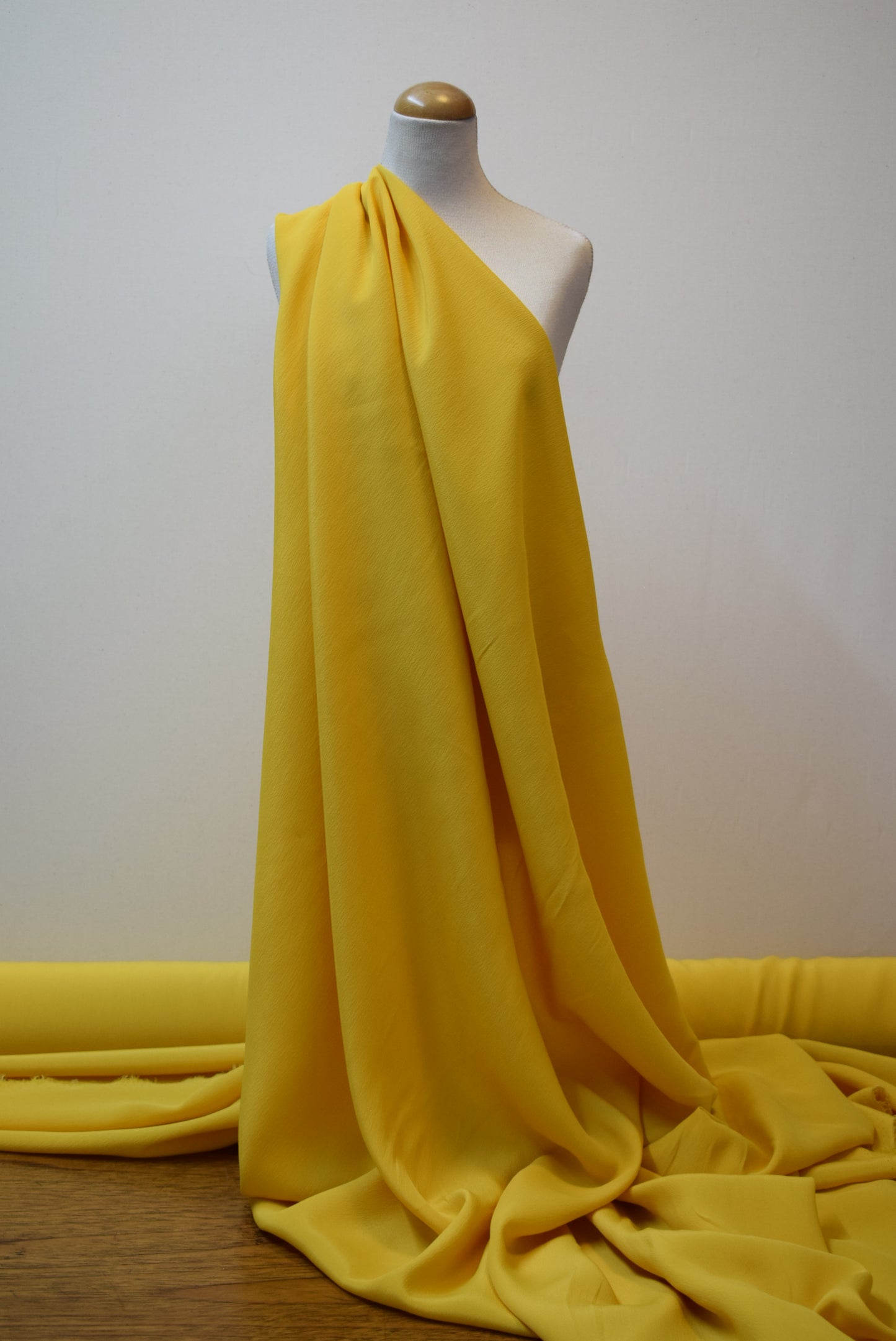 Silk Mix Crepe De Chine - Daffodil