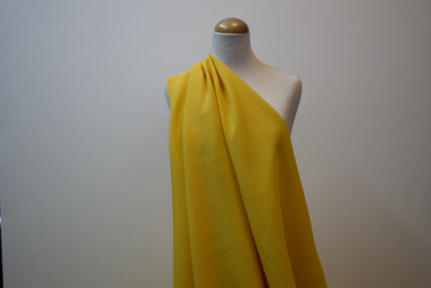 Silk Mix Crepe De Chine - Daffodil