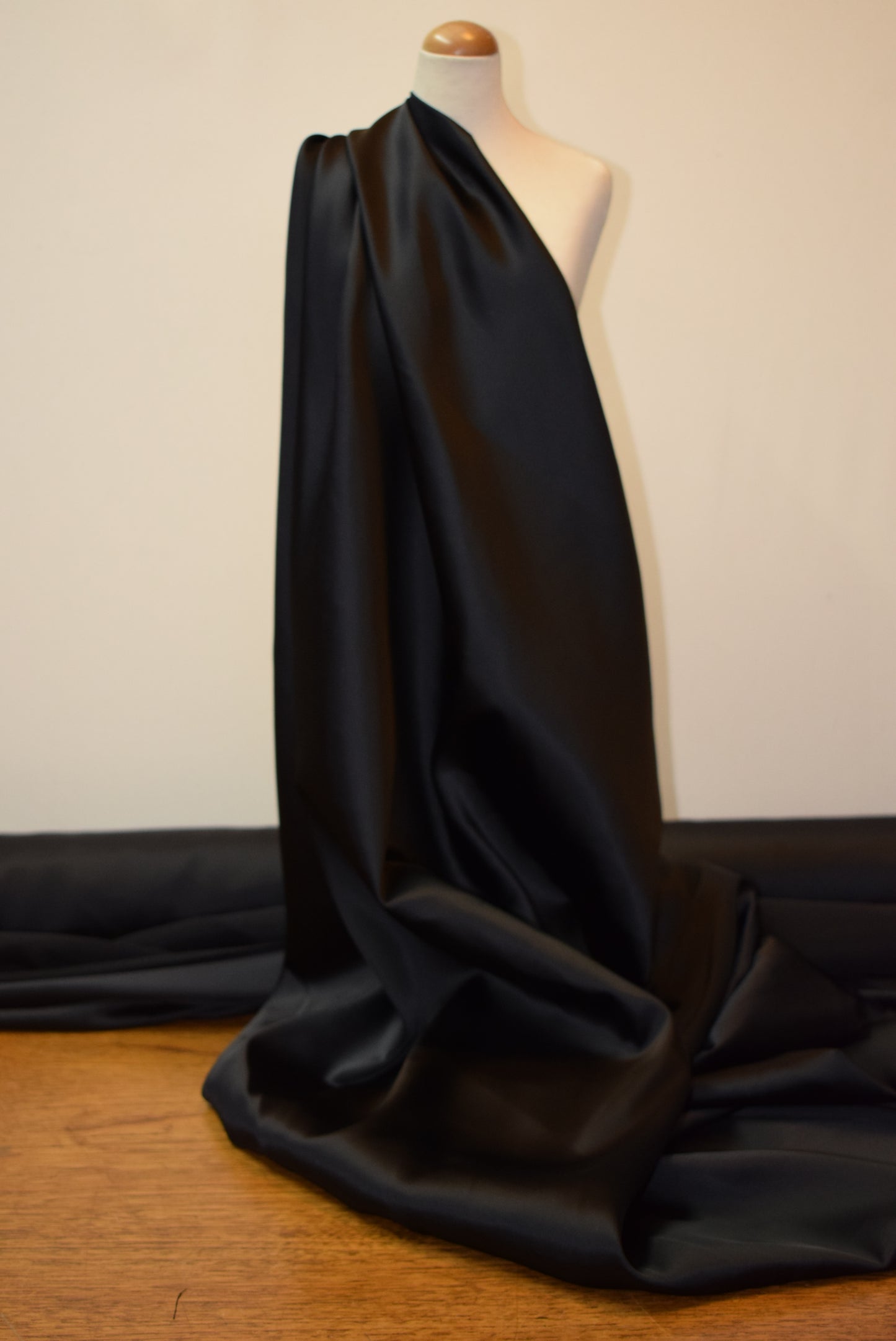 'Vienna' Stretch Satin - Royal
