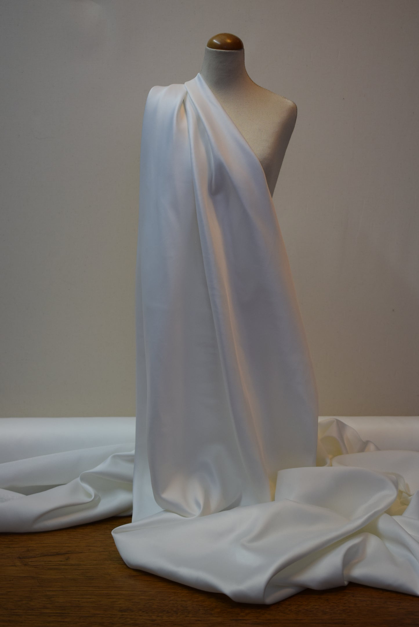 'Vienna' Stretch Satin - Royal