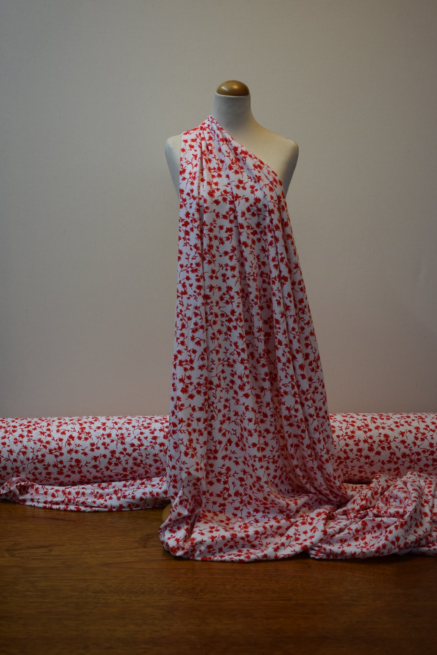 'Diana' Jersey - Red on White