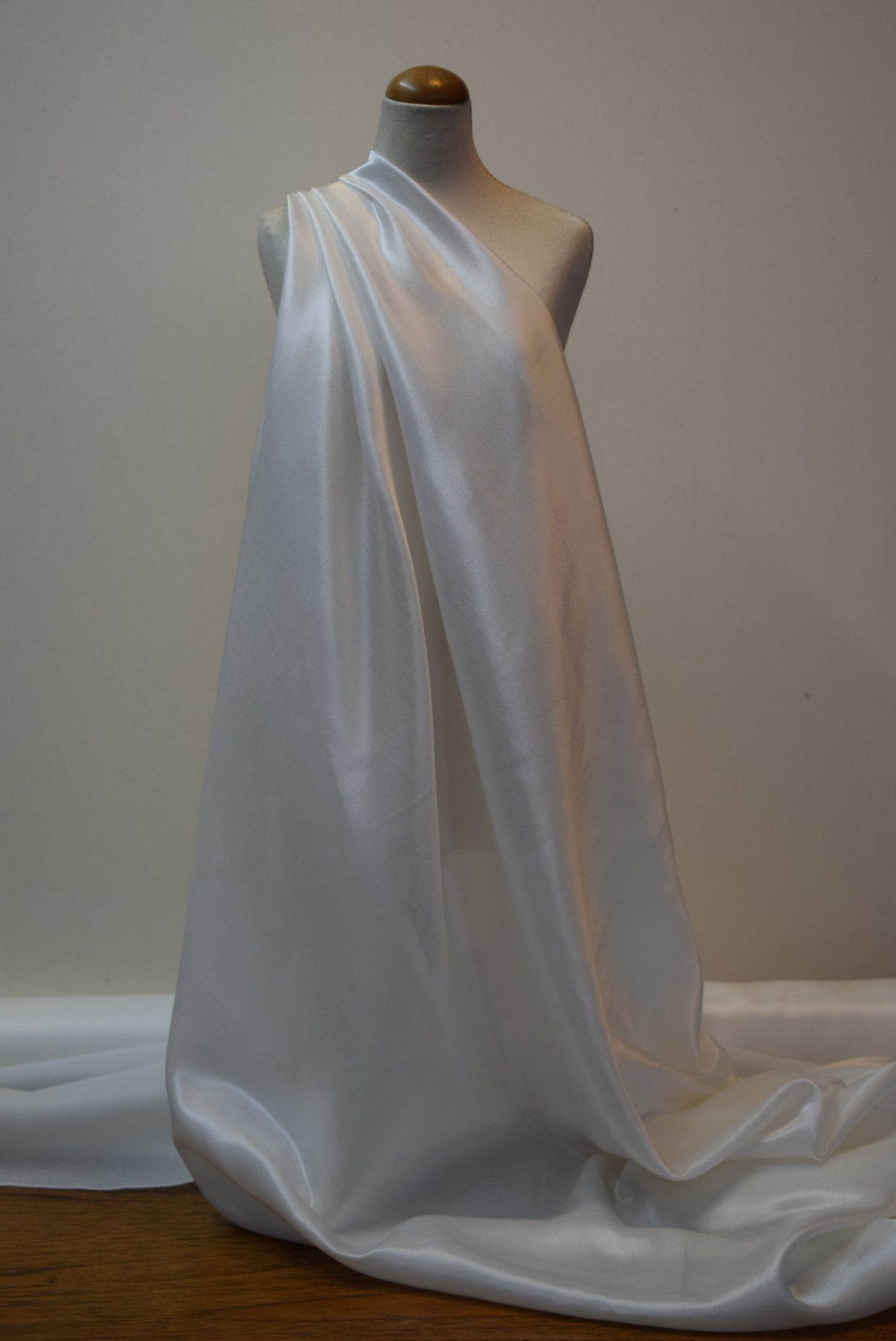 Ivory Satin Organza