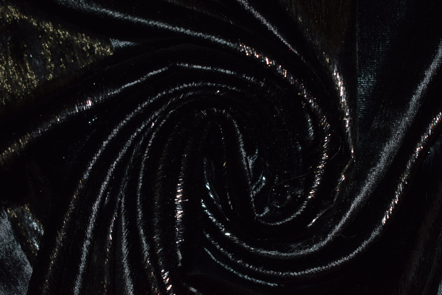 Metallic Stripe Panné Velvet