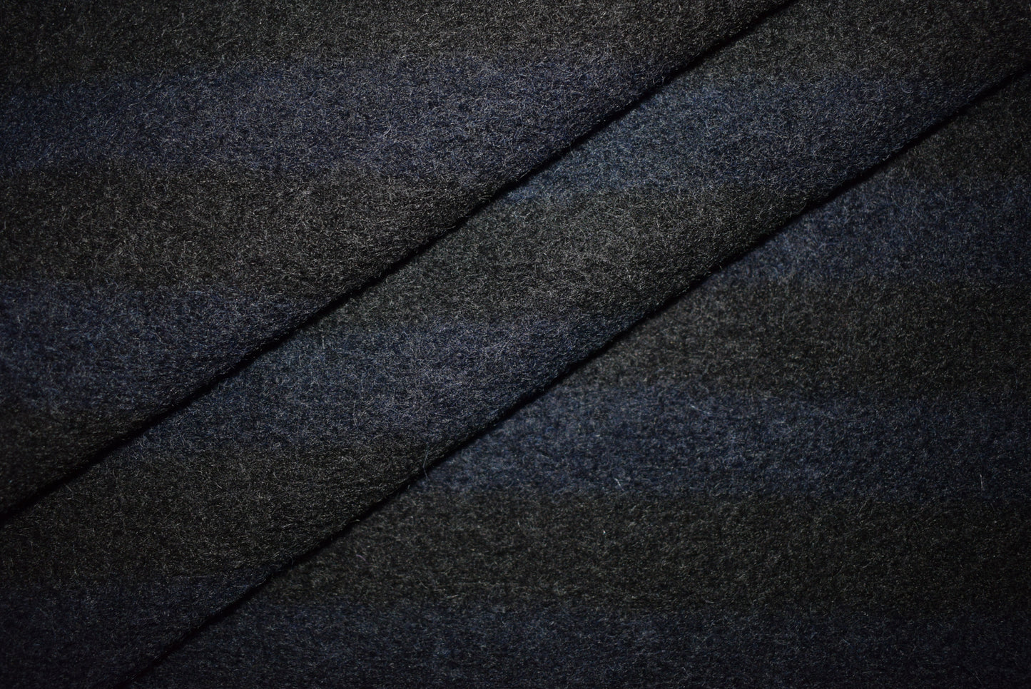 Black/Navy Felted Jersey