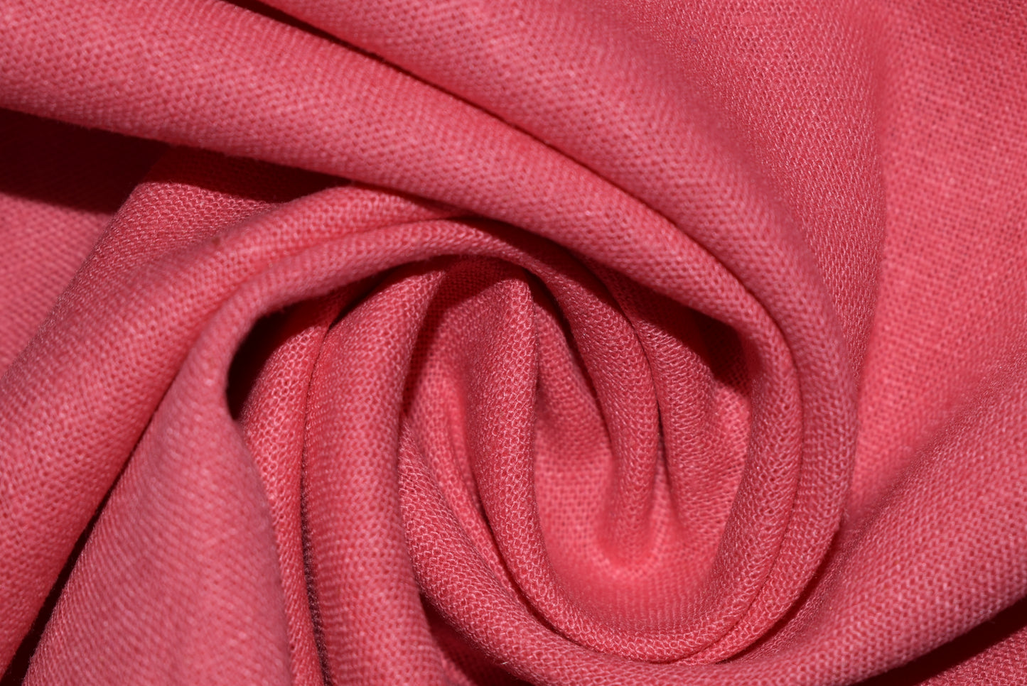 Orange Linen & Viscose Mix