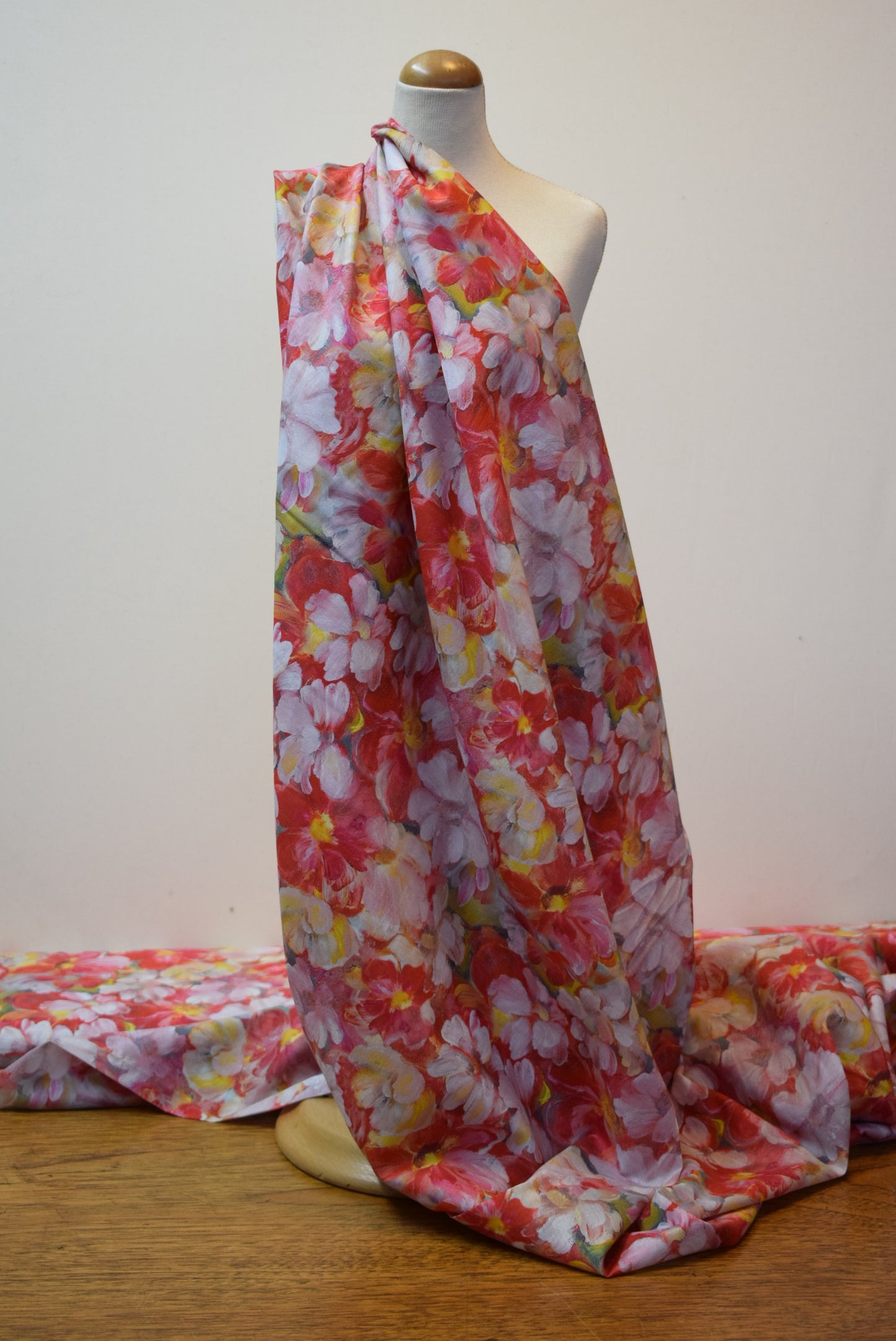 'Messina' Digital Print Lawn - Turquoise