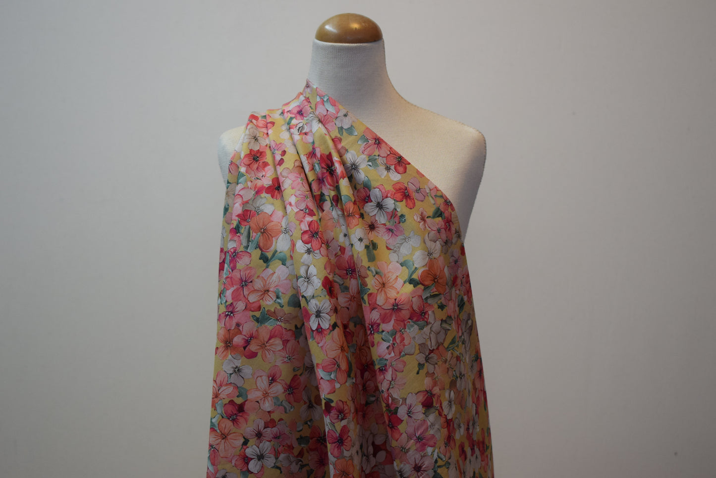 'Messina' Digital Print Lawn - Turquoise