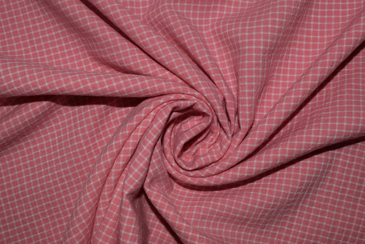 Pink & White Crinkle Check