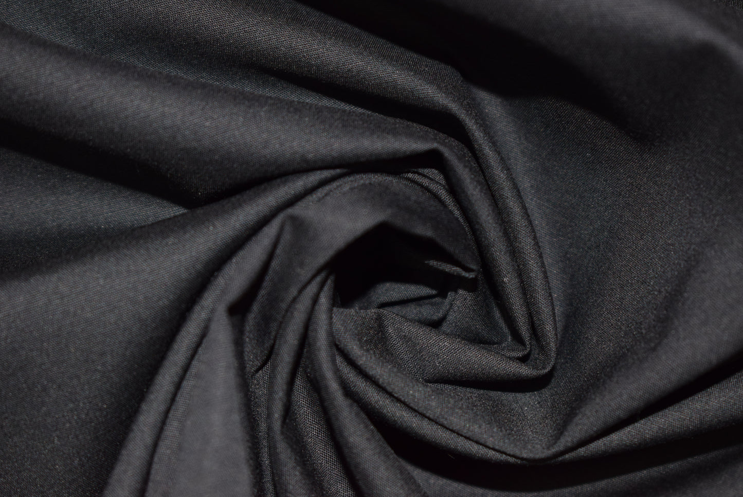 Premium Organic Cotton Poplin - Black