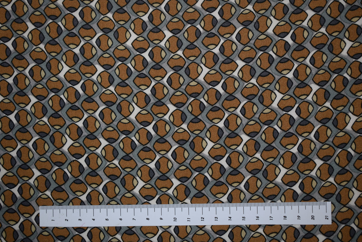 'Como' Geometric - Ochre