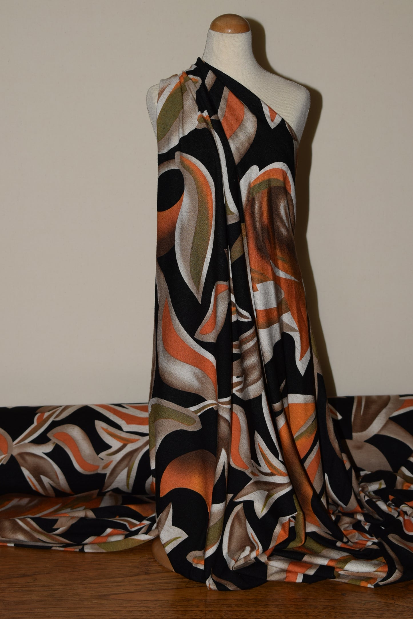 'Flavia' Jersey - Burnt Orange