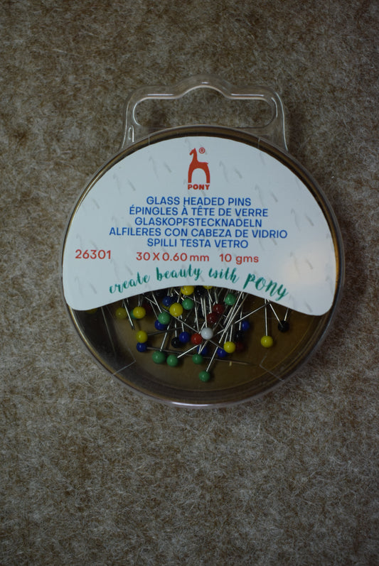 Glass Headed Dressmaking Pins