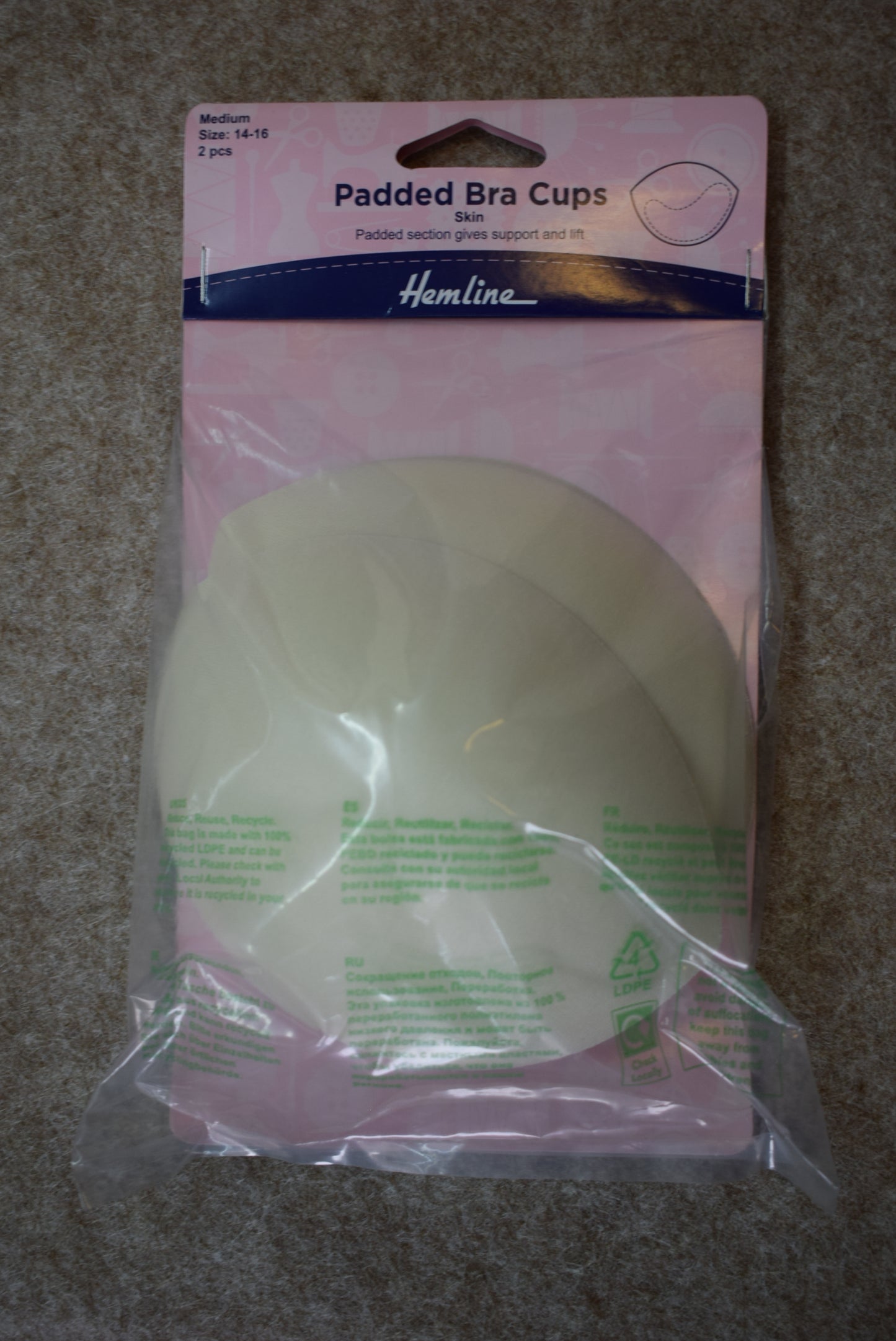 Padded Bra Cup - Small (size 10-12)