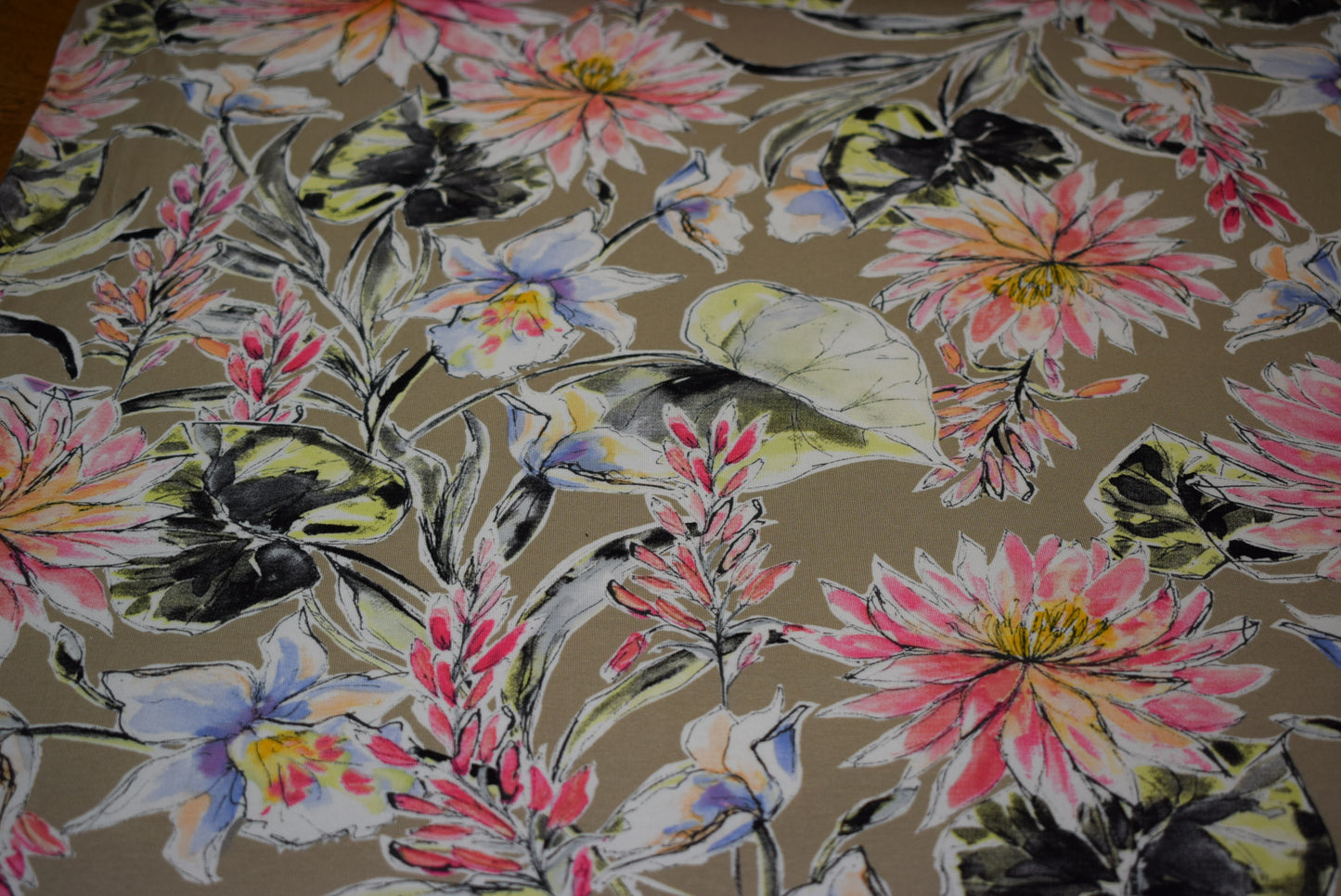 'Summer' Floral Jersey