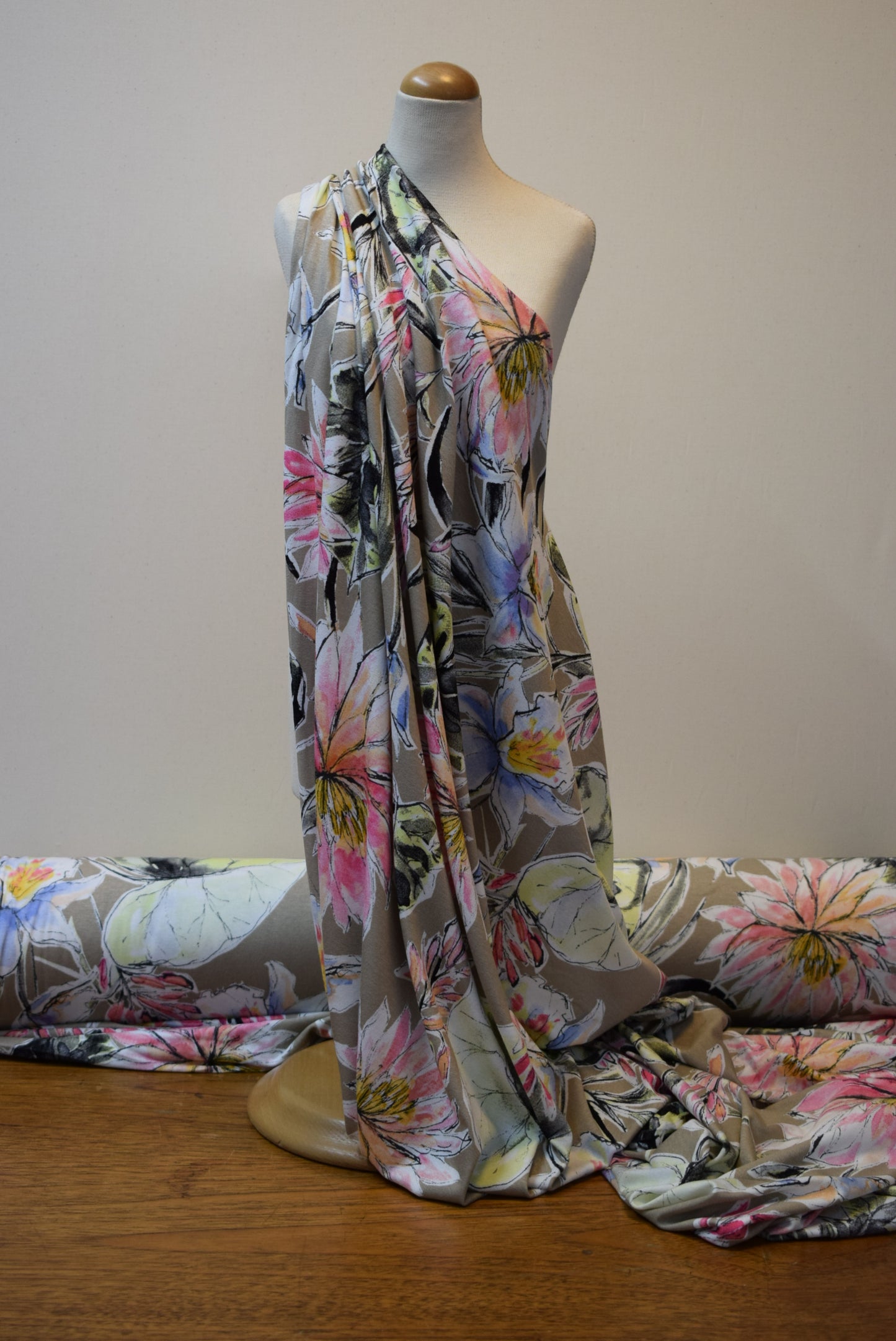 'Summer' Floral Jersey