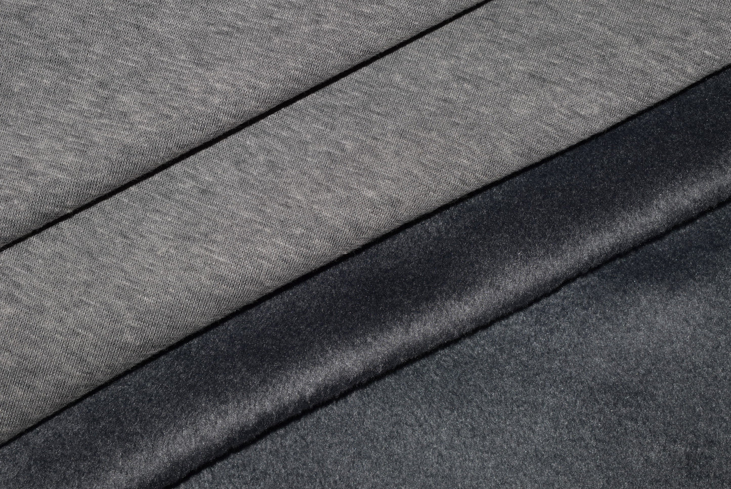 Plush Back Marl Sweatshirt - Steel