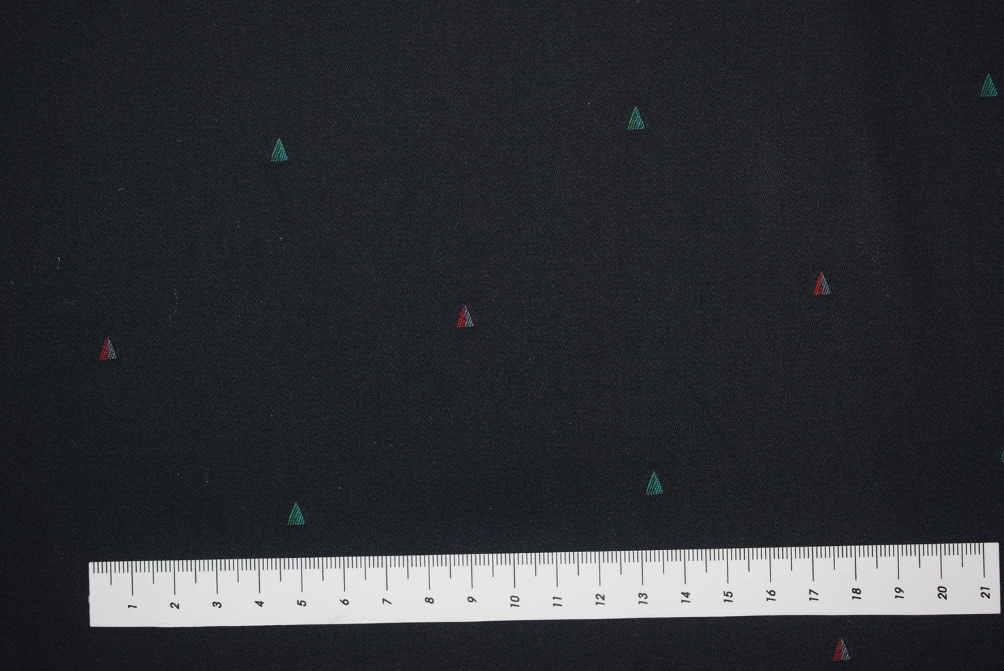 Triangle Jacquard Navy Twill