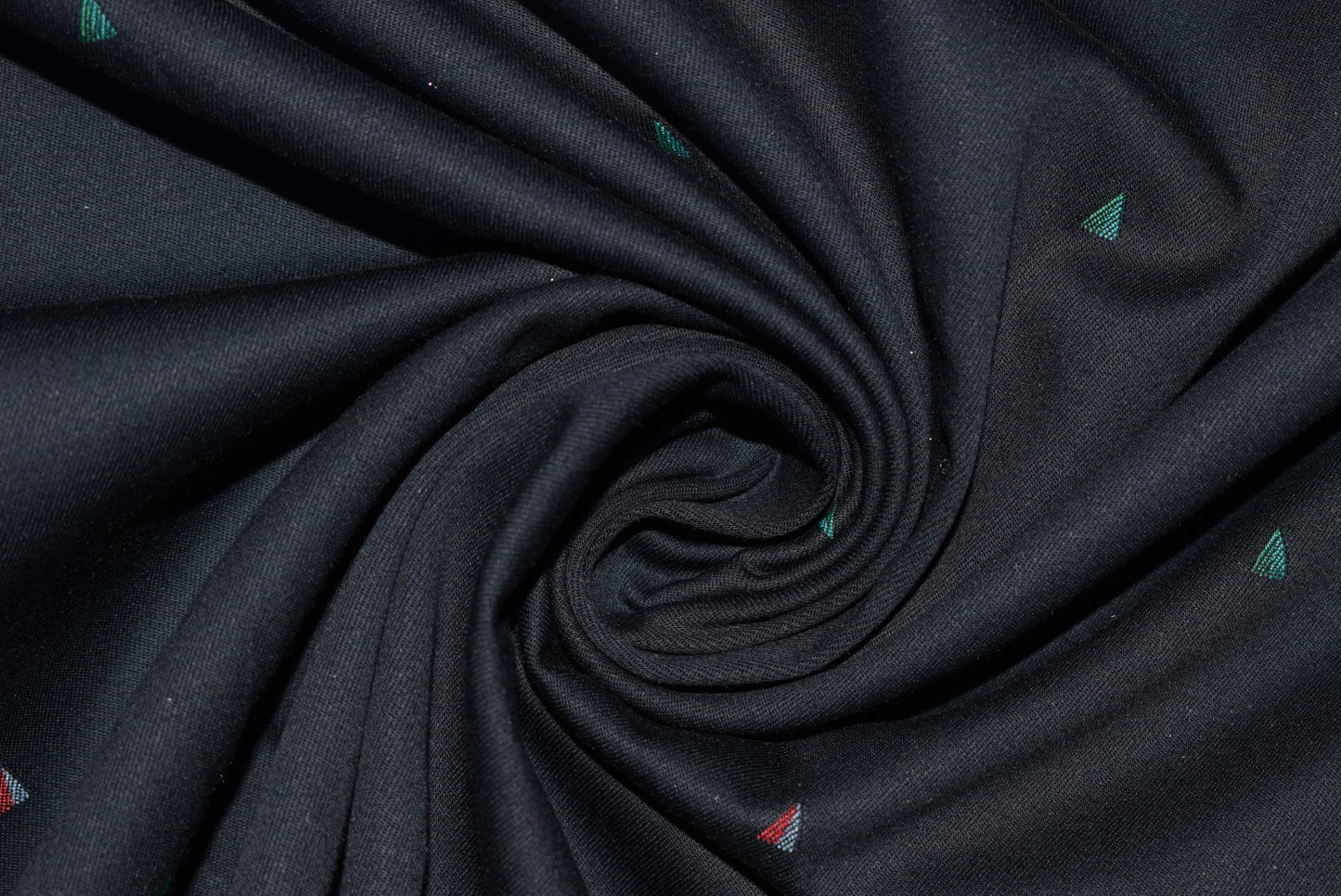 Triangle Jacquard Navy Twill