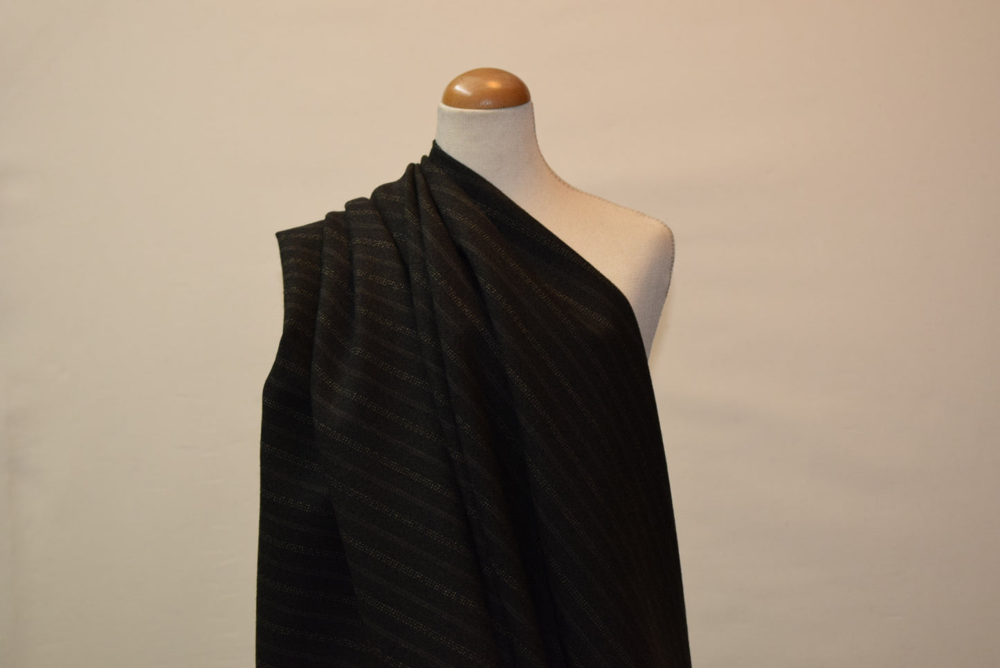 Dark Brown 2 Stripe Suiting