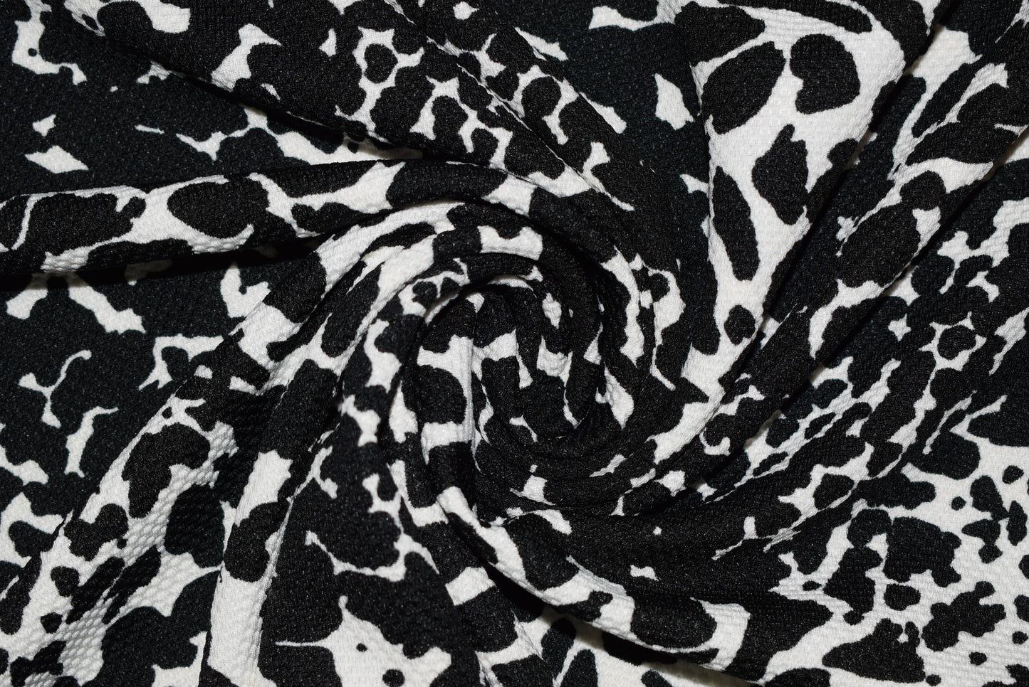 Black & White Pique Jersey