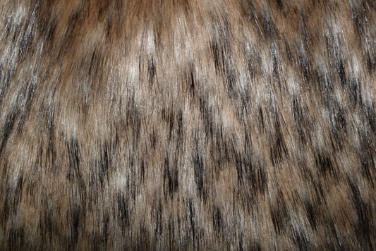 Luxury Faux Fur Strip - 'Lynx'