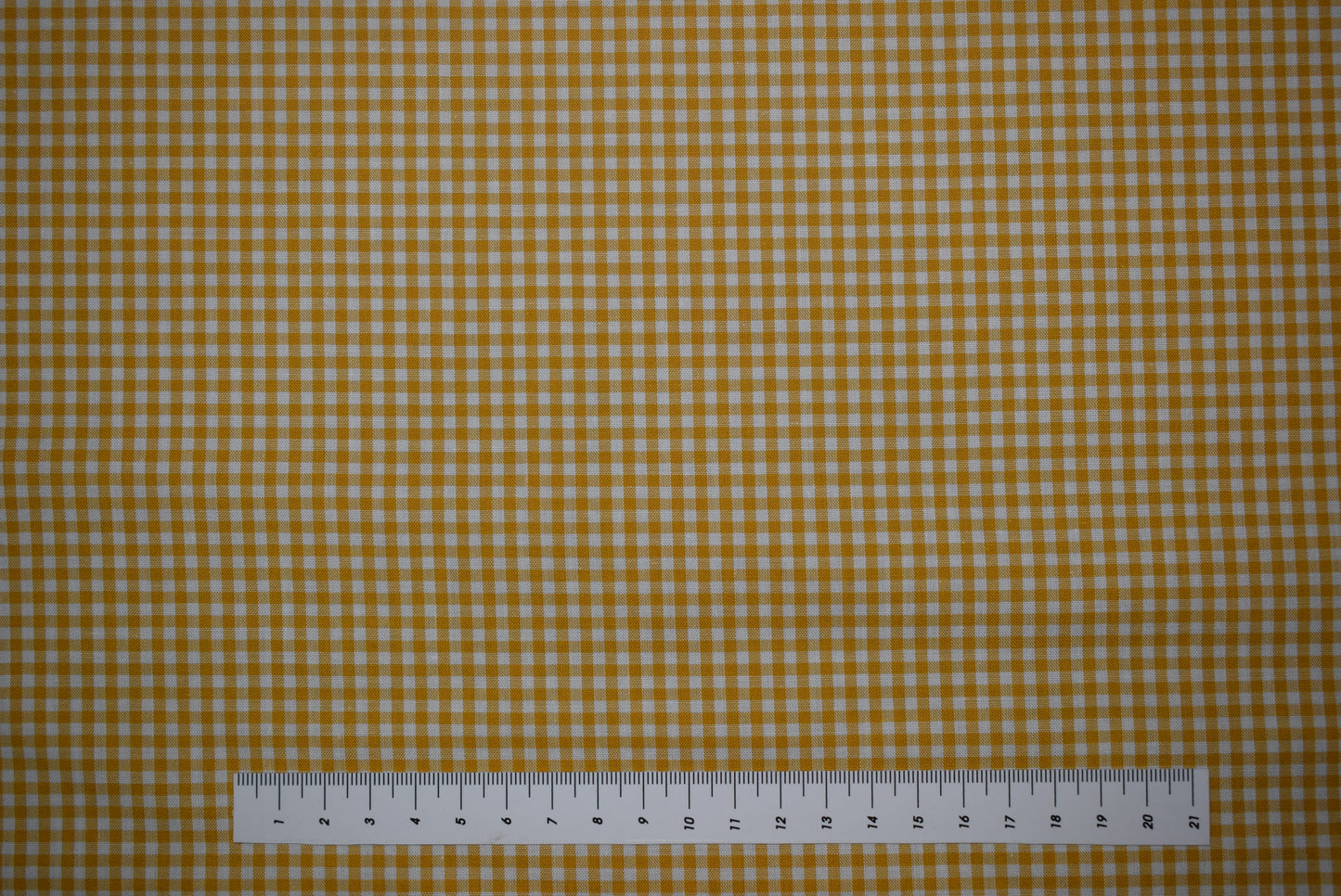 Yarn Dyed 3mm Gingham - Ochre