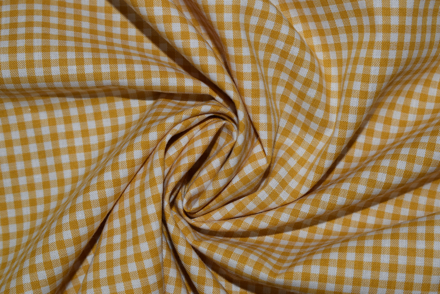 Yarn Dyed 3mm Gingham - Ochre