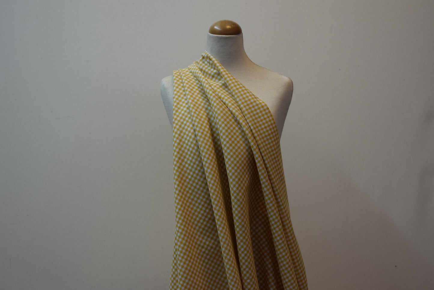 Yarn Dyed 3mm Gingham - Ochre