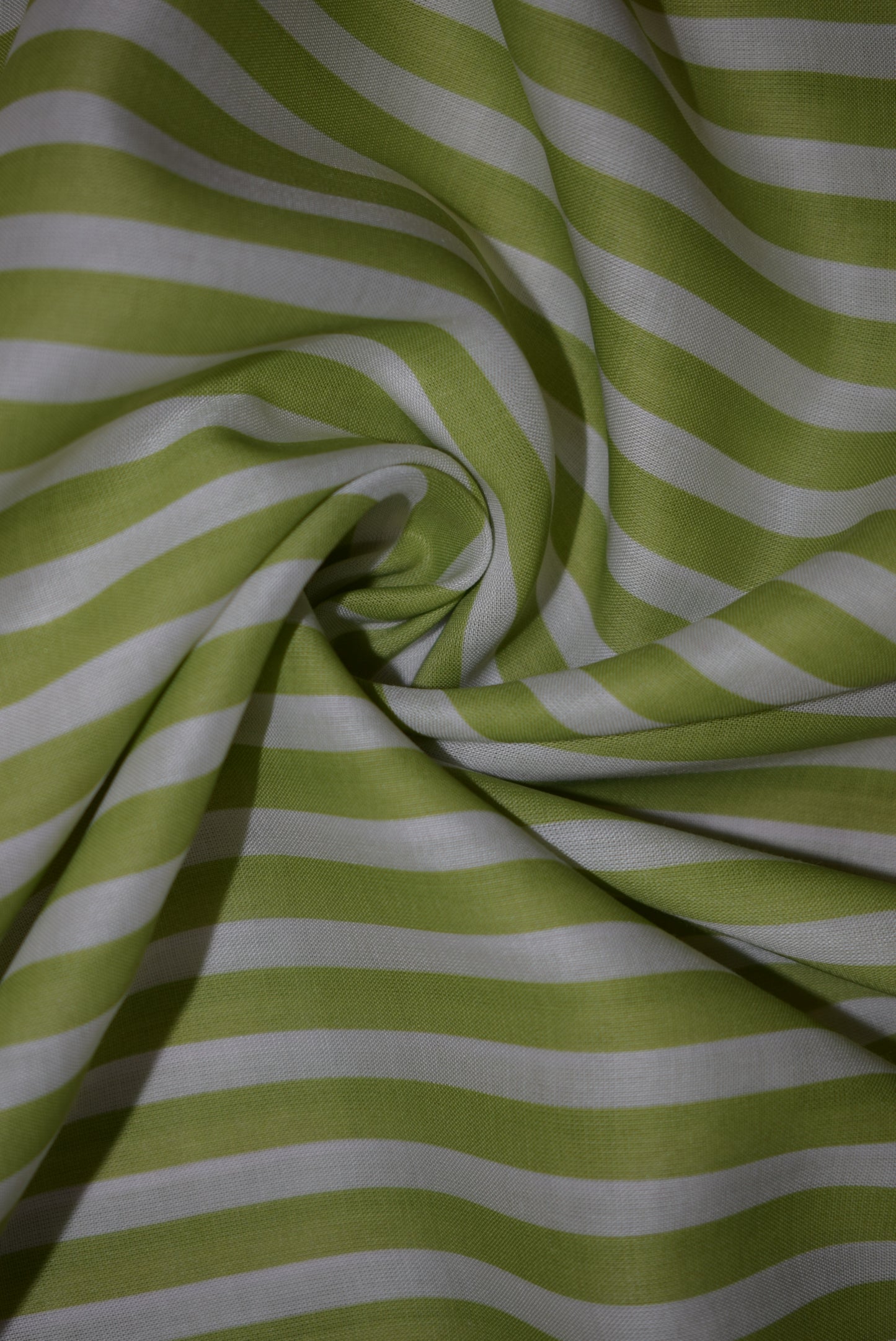 Lyocell Lawn Stripe - Lime