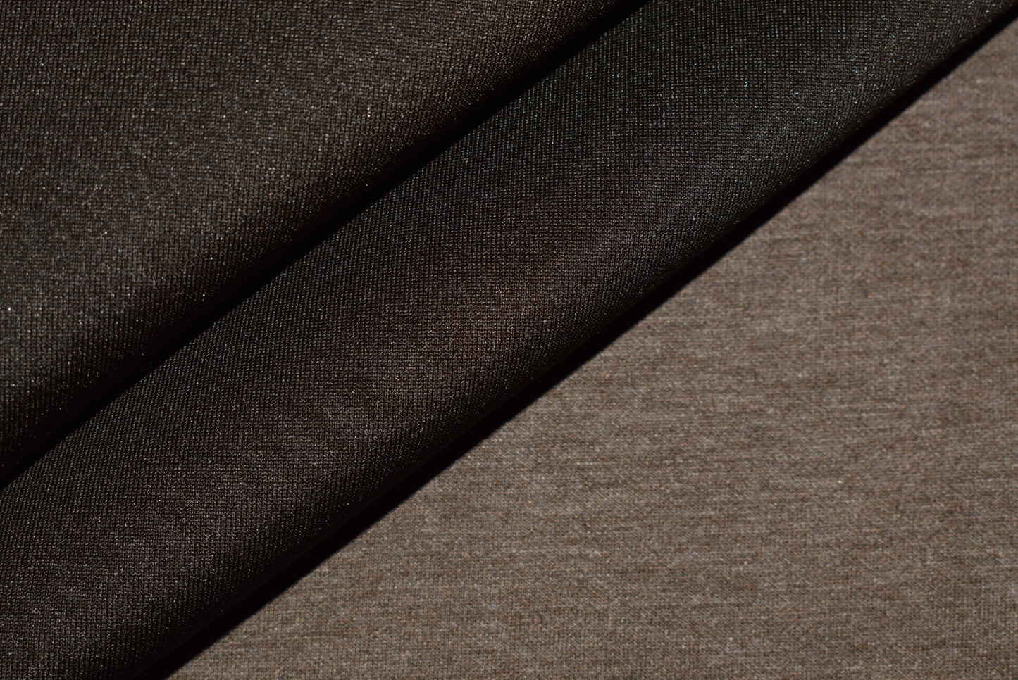 Foam Bonded Reversible Jersey - Brown