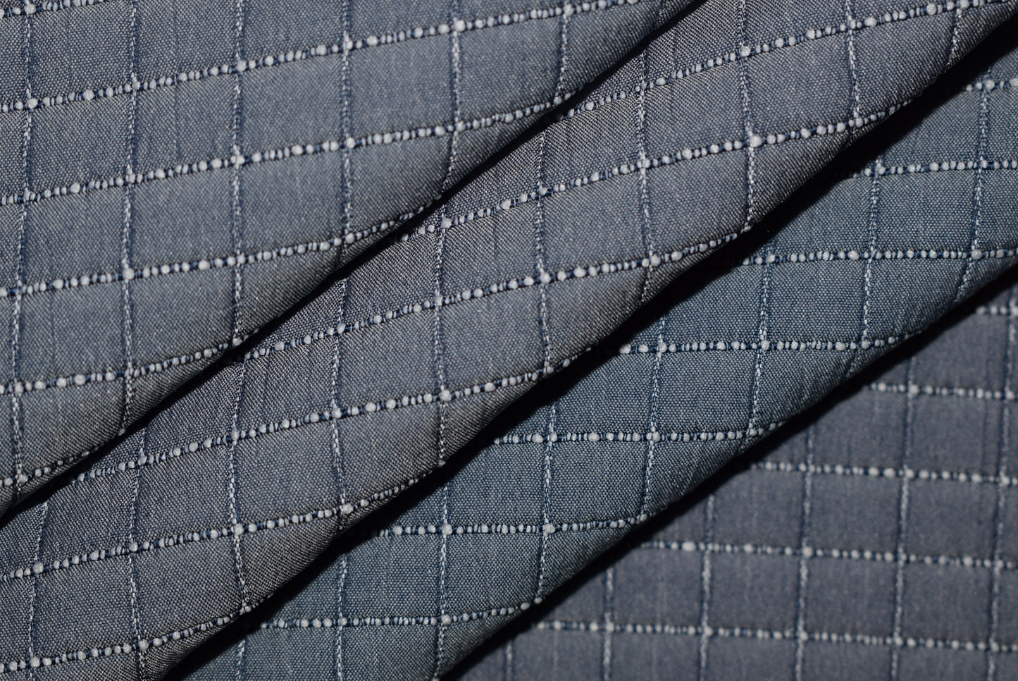 Denim Blue Quilt Effect