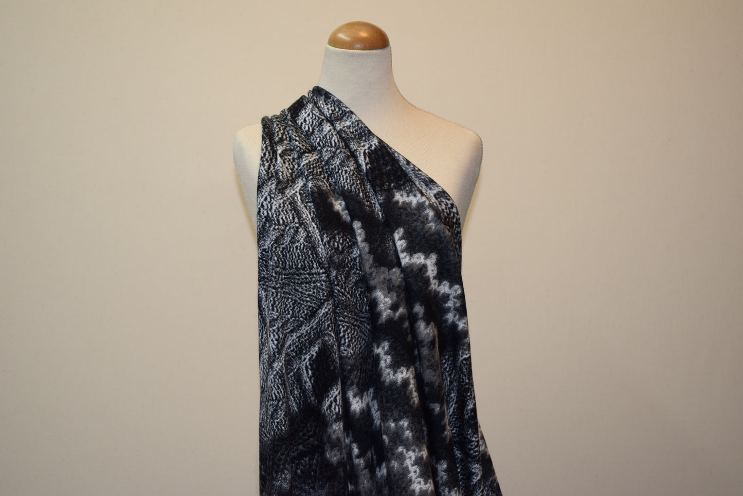 'Knit' Print Jersey
