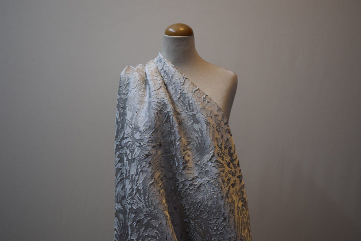 Pewter 'Clipped' Jacquard