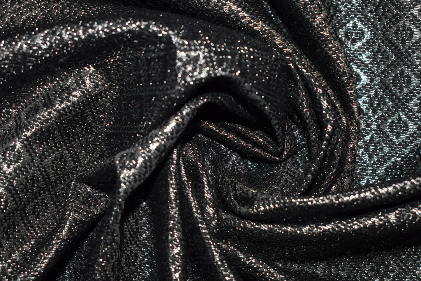 Black/Silver Diamond Jacquard