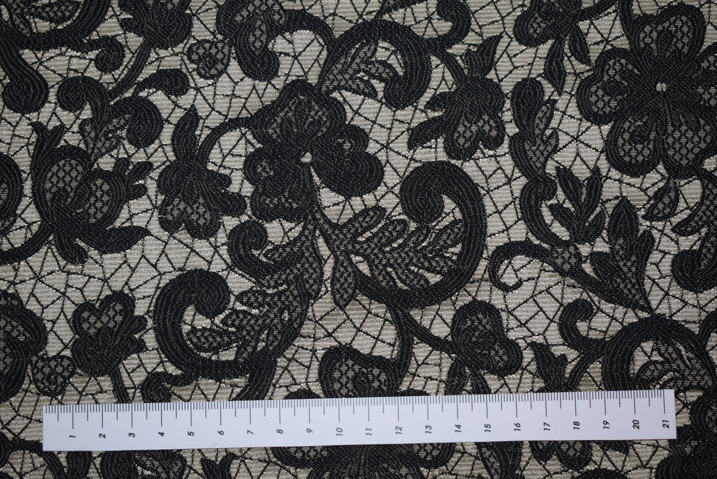 Black Lace Brocade