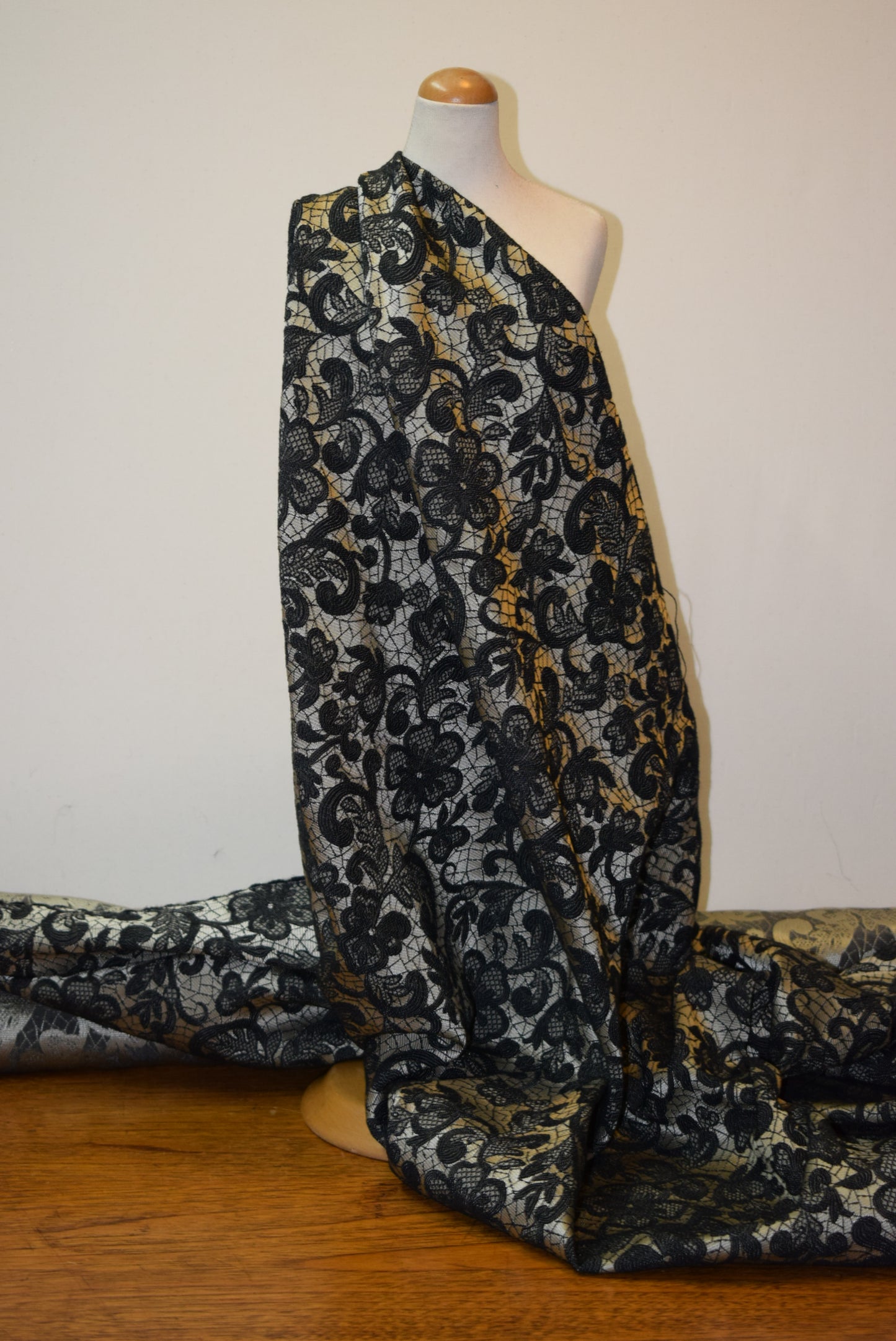 Black Lace Brocade