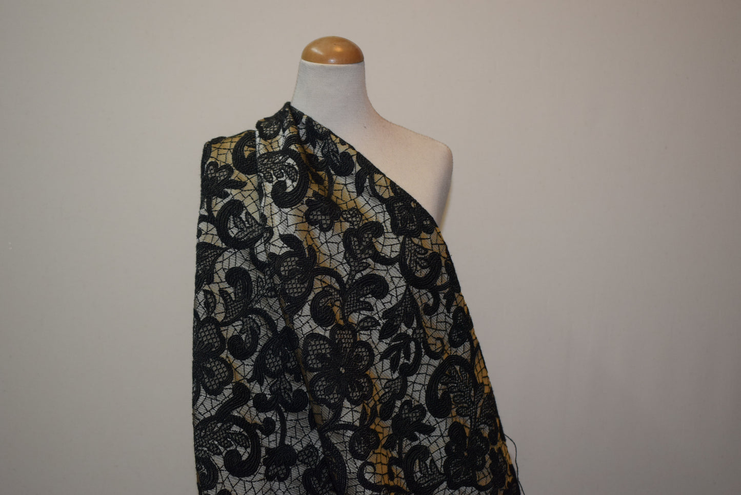 Black Lace Brocade