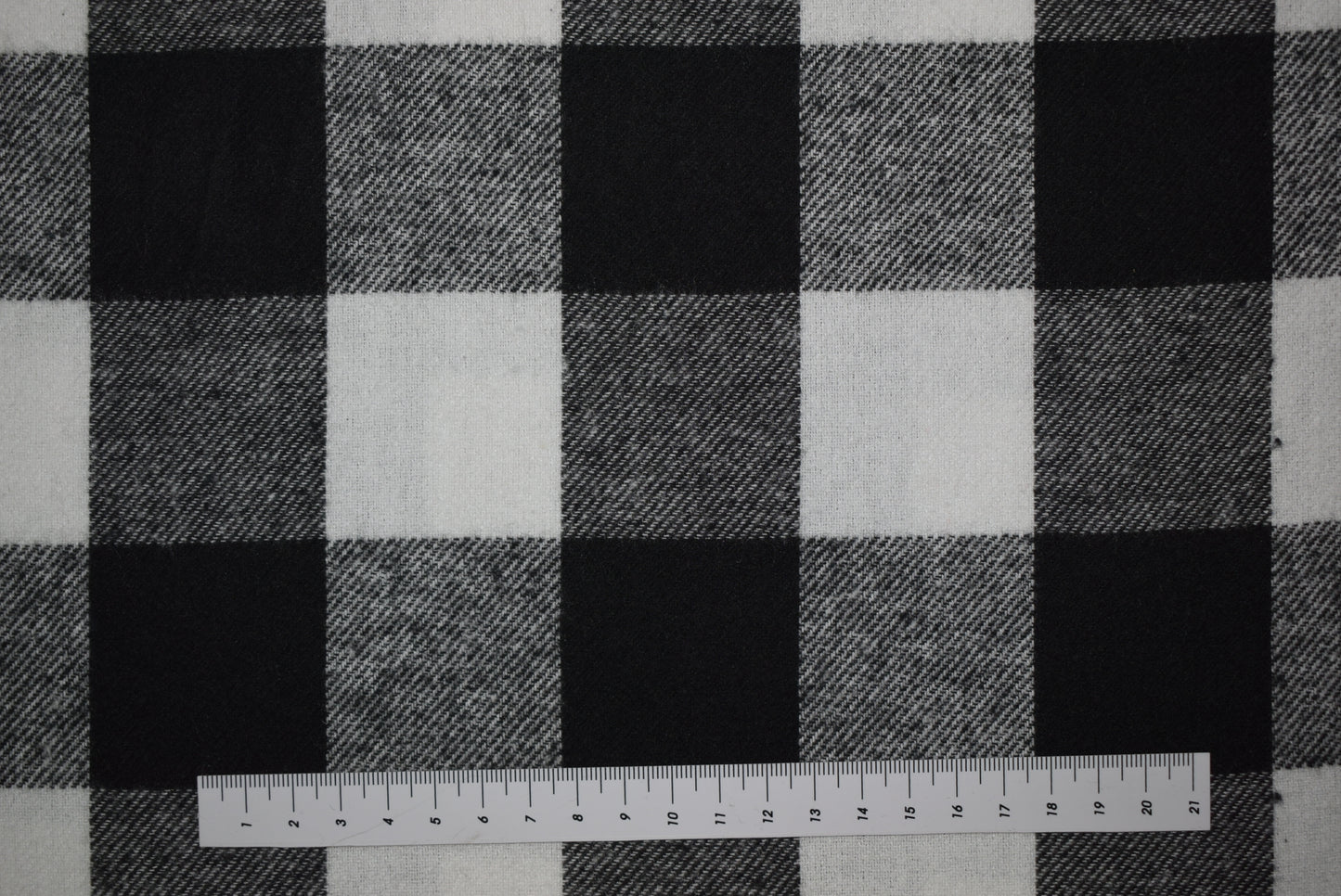 Brushed Check - Black/White