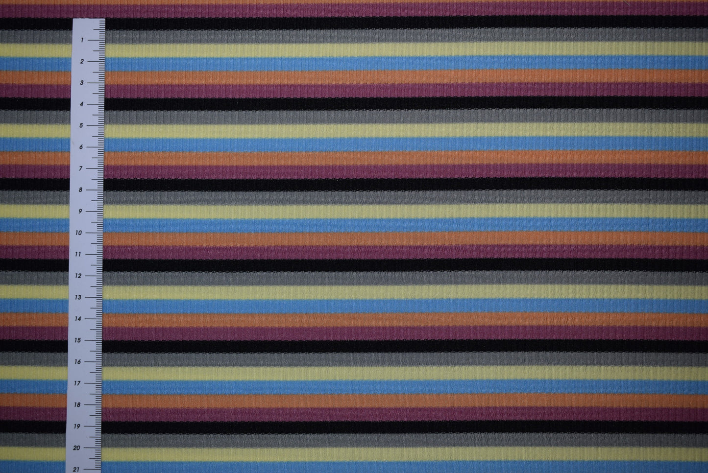 Multi Stripe Rib Knit