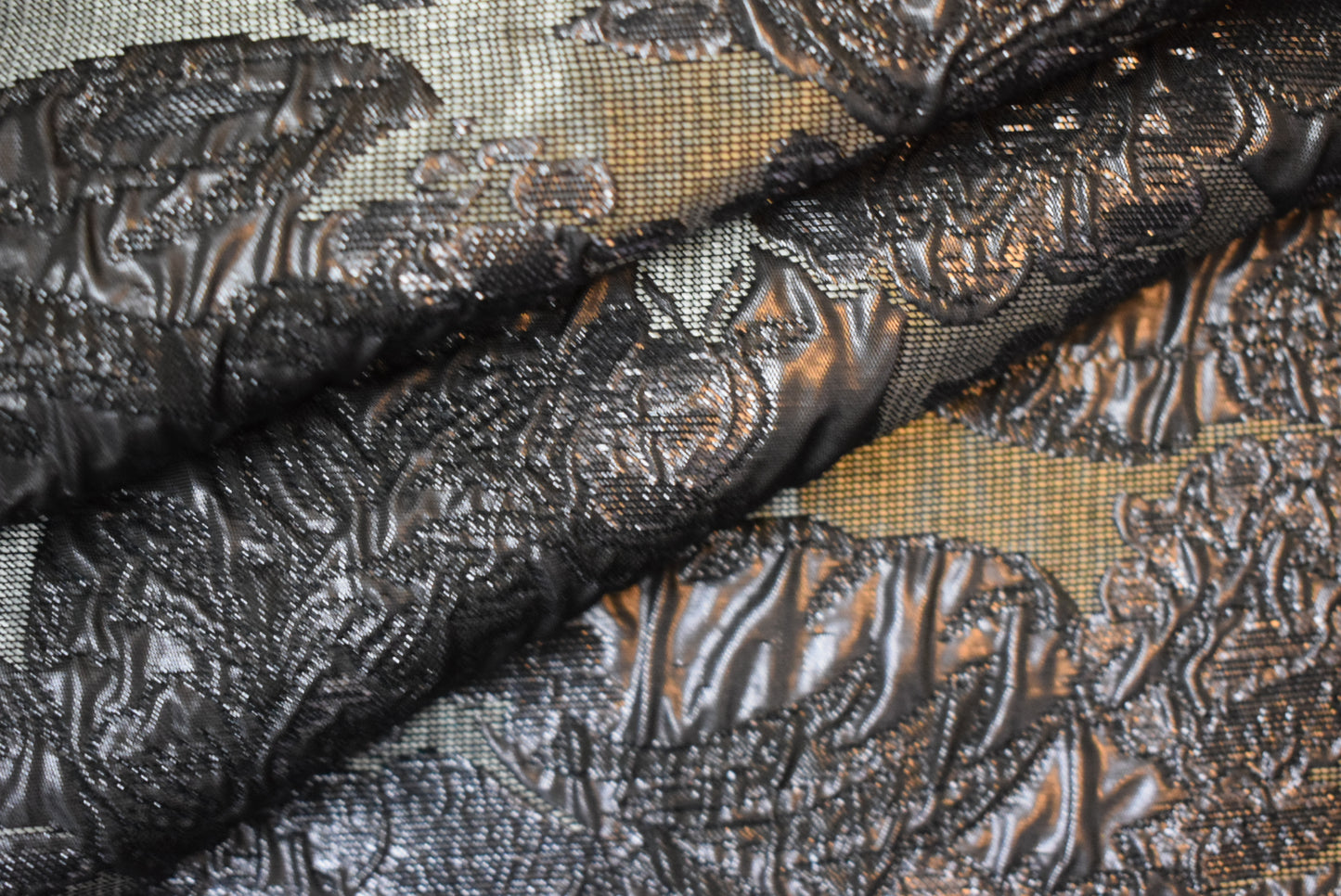 Cloqué Jacquard - Steel Grey