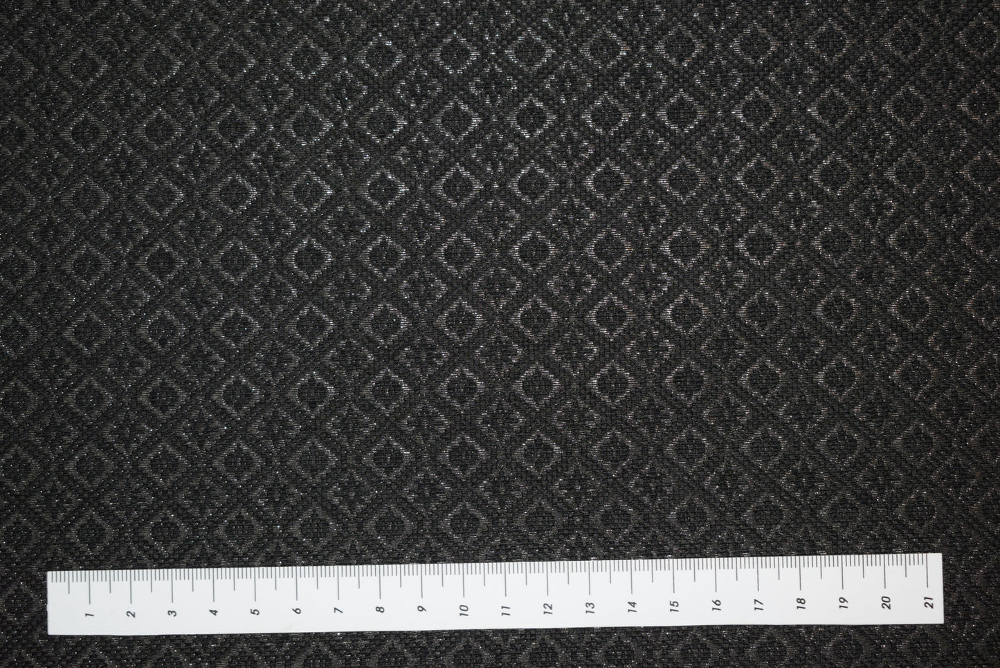 Black/Silver Diamond Jacquard