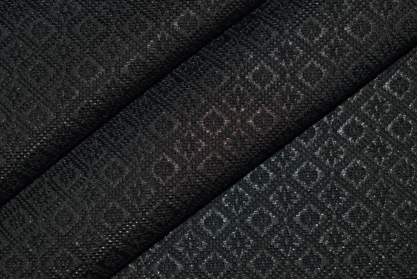 Black/Silver Diamond Jacquard