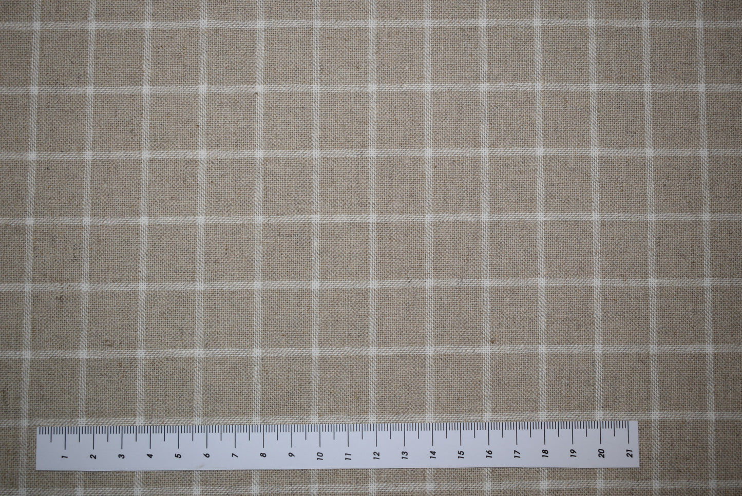 'Tibet' Natural/Ivory Check
