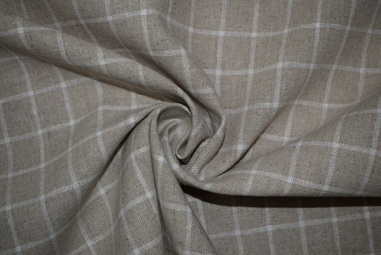 'Tibet' Natural/Ivory Check