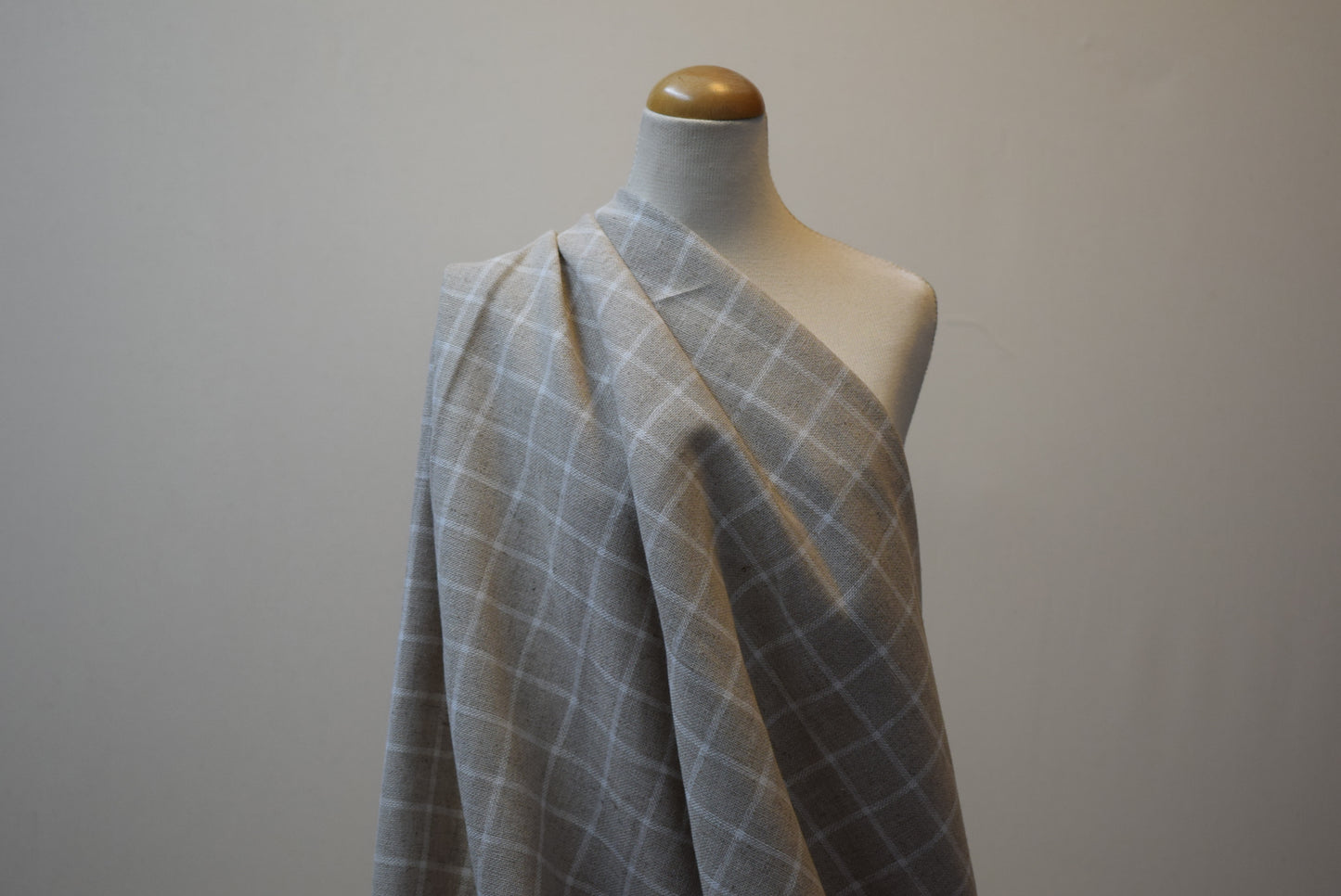 'Tibet' Natural/Ivory Check